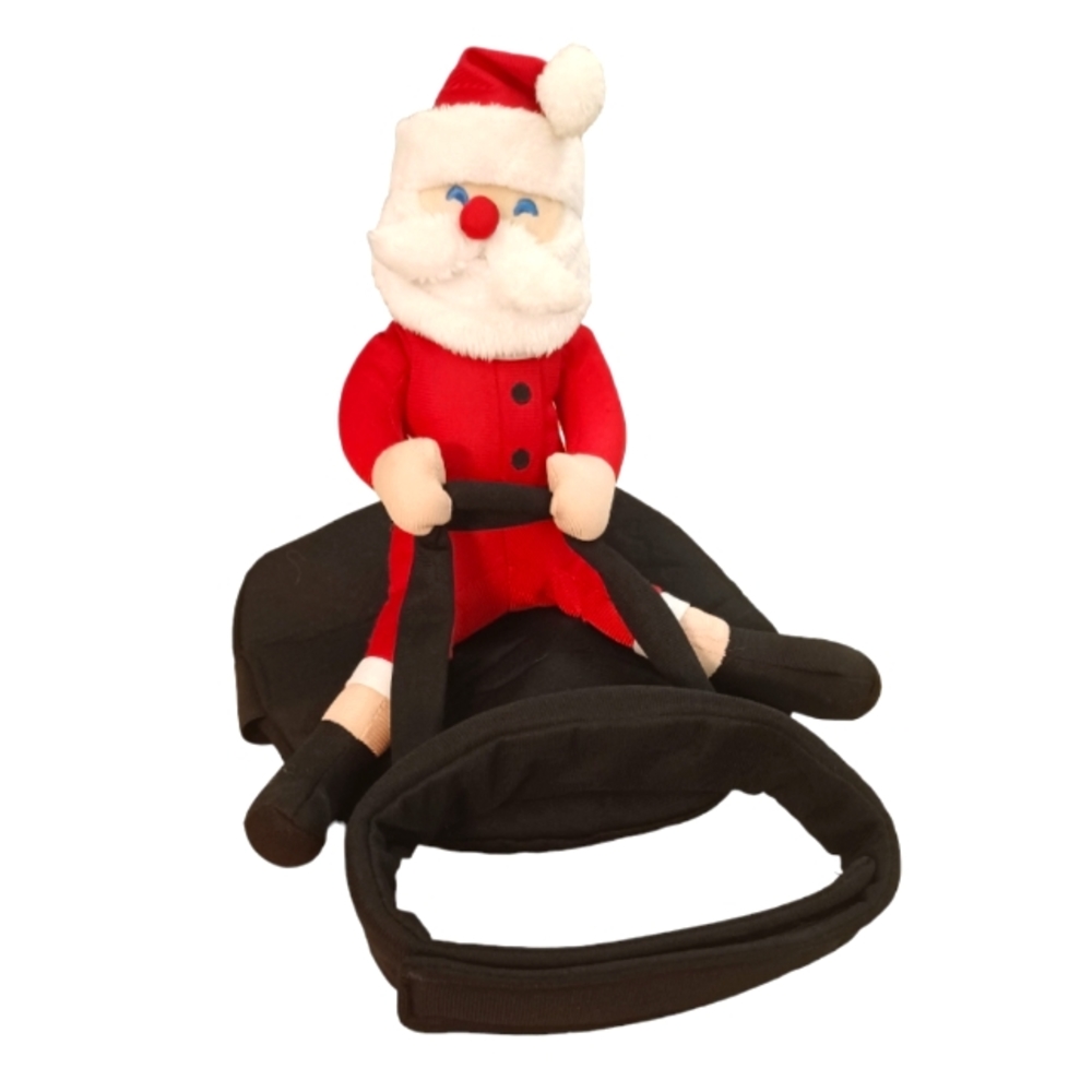 Pet Costume Riding Santa